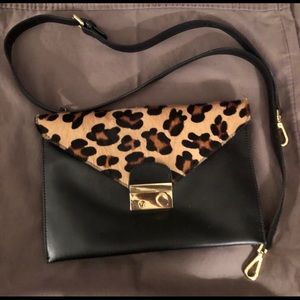 Italian leather crossbody bag